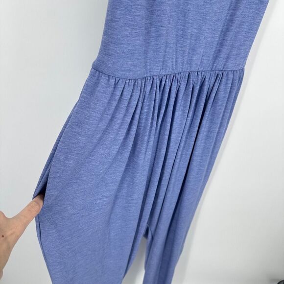 Halara jumpsuit womens large u neck pocket harem active casual workout nwt - Picture 5 of 11